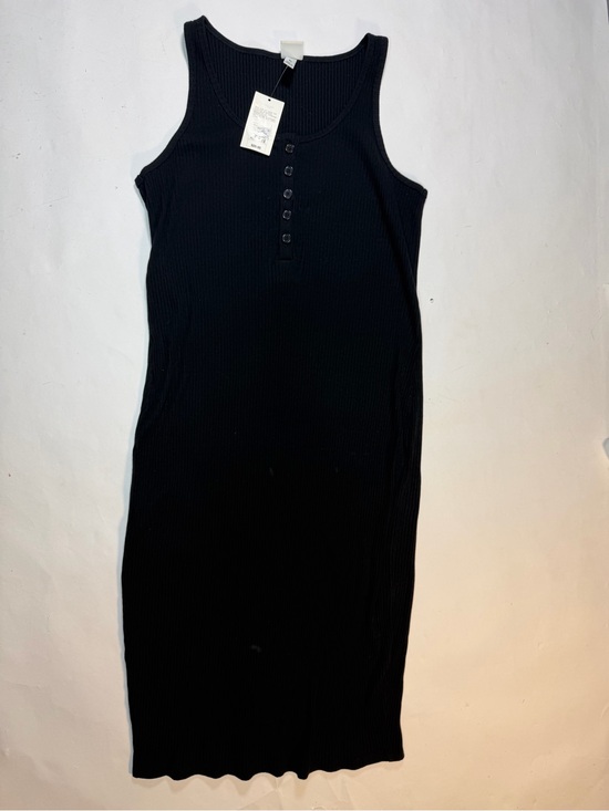 a new day Dresses & Skirts - a new day Black Ribbed Midi Tank Dress